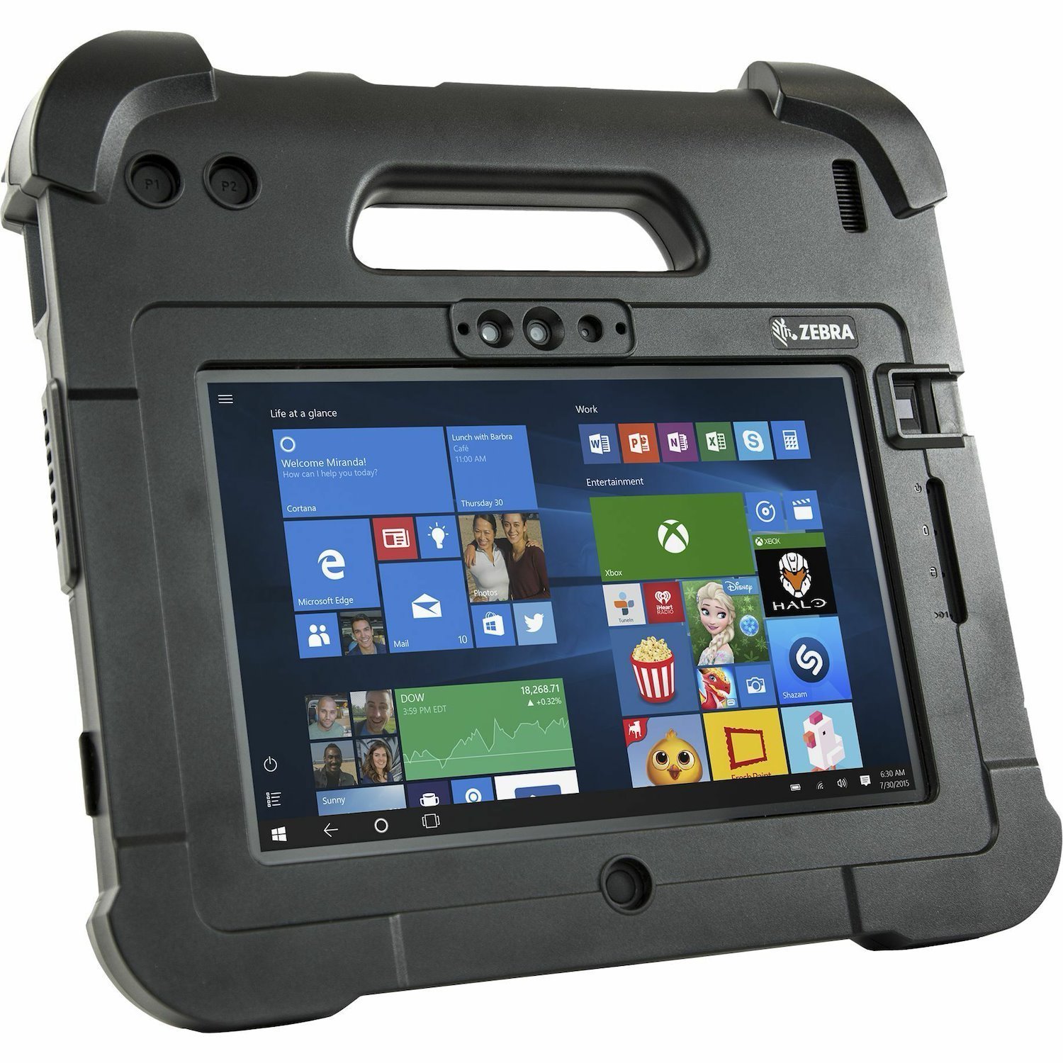 Zebra XSLATE L10ax Rugged Tablet - 10.1" WUXGA - 8 GB - 128 GB SSD - Windows 10 Pro 64-bit