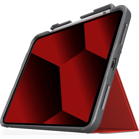 STM Goods Dux Plus Rugged Carrying Case (Folio) for 27.7 cm (10.9") Apple iPad (10th Generation) Tablet - Red