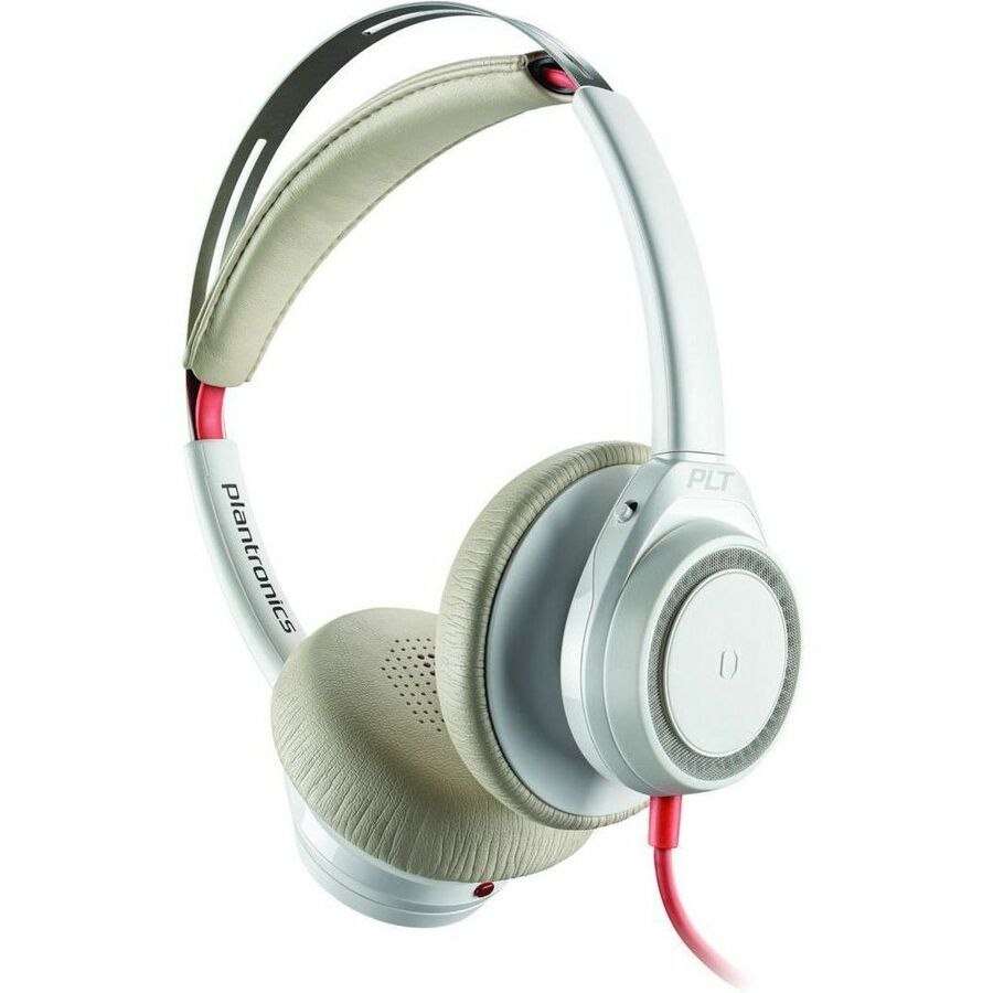 Poly Blackwire 7225 Wired Over-the-head Stereo Headset - White - TAA Compliant