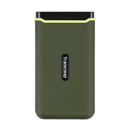 Transcend 1 TB Portable Solid State Drive - External - Military Green