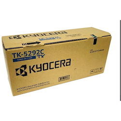 Kyocera TK-5292C Original Laser Toner Cartridge - Cyan - 1 Each