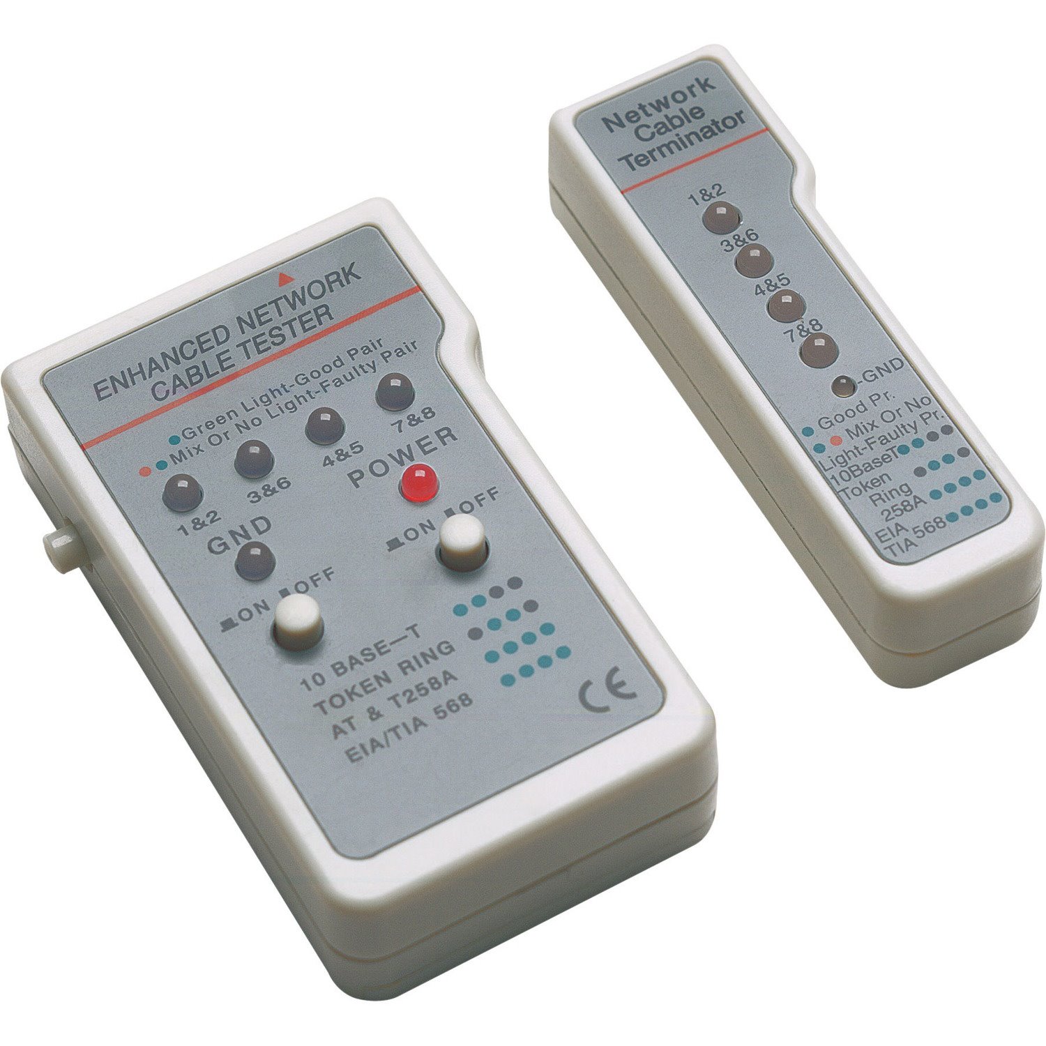 Intellinet Multifunction Cable Tester, RJ-45 and RJ-11, UTP/STP/FTP, Shielded and Unshielded