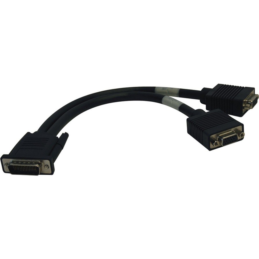 Eaton Tripp Lite Series DMS-59 to Dual VGA Splitter Y Cable (M to 2xF), 1 ft. (0.31 m)