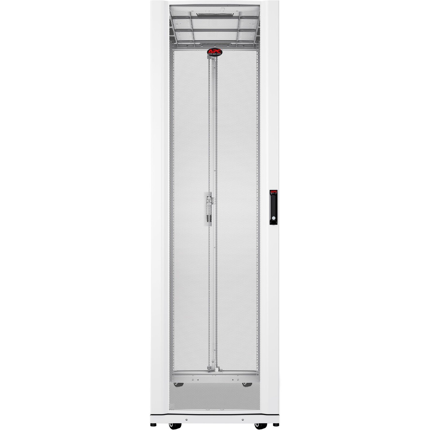 APC by Schneider Electric NetShelter SX AR3107W 48U Rack Cabinet for Server, PDU, A/V Equipment - 482.60 mm Rack Width - Black