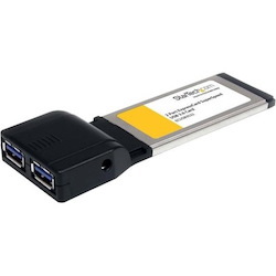 StarTech.com 2 Port ExpressCard SuperSpeed USB 3.0 Card Adapter with UASP Support - 5Gbps