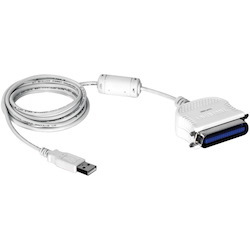 TRENDnet USB to Parallel 1284 Converter Cable, TU-P1284, USB 1.1/2.0/3.0, Windows 10/8.1/8/7, Mac OS X 10.6-10.9, 2 m (6.6 ft) Length, Connect Parallel Port Printers to a USB Port, Plug & Play