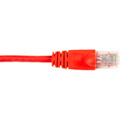 Black Box CAT6 Value Line Patch Cable, Stranded, Red, 7-ft. (2.1-m), 5-Pack