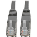Eaton Tripp Lite Series Cat6 Gigabit Molded (UTP) Ethernet Cable (RJ45 M/M), PoE, Gray, 3 ft. (0.91 m)