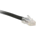 ENET Cat5e Black 10 Foot Non-Booted (No Boot) (UTP) High-Quality Network Patch Cable RJ45 to RJ45 - 10Ft