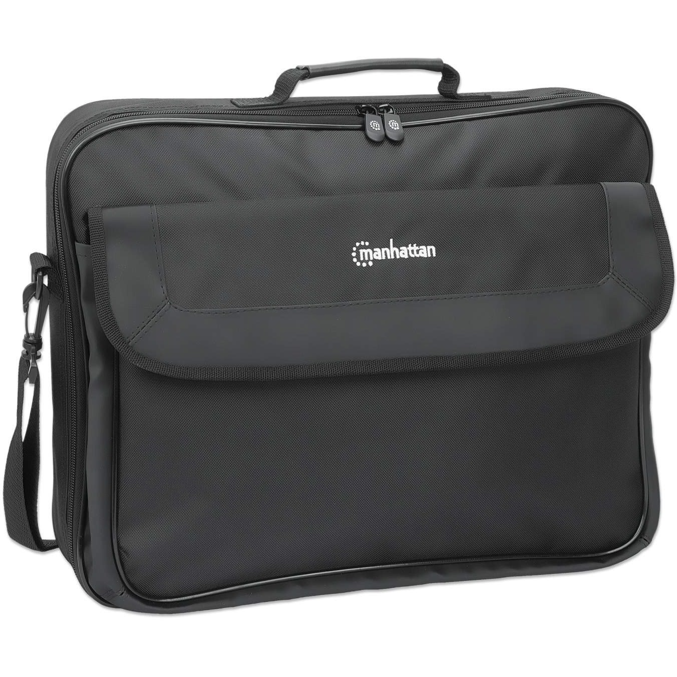 Manhattan Cambridge Carrying Case (Briefcase) for 43.9 cm (17.3") Notebook, Ultrabook, MacBook - Black