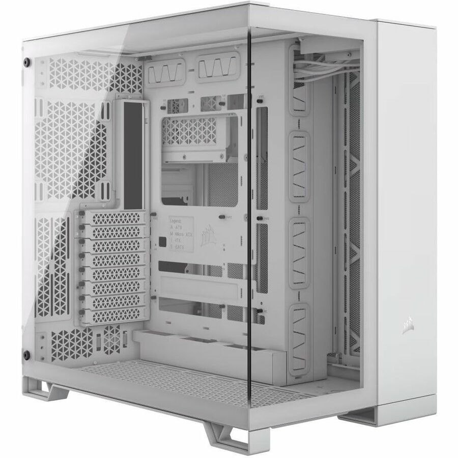 Corsair 6500X Mid-Tower Dual Chamber PC Case - White