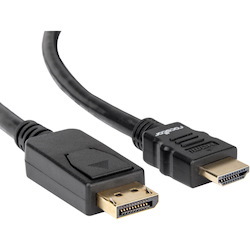 Rocstor Premium DisplayPort&reg; to HDMI converter cable M/M- 6 ft (2m) - 4K