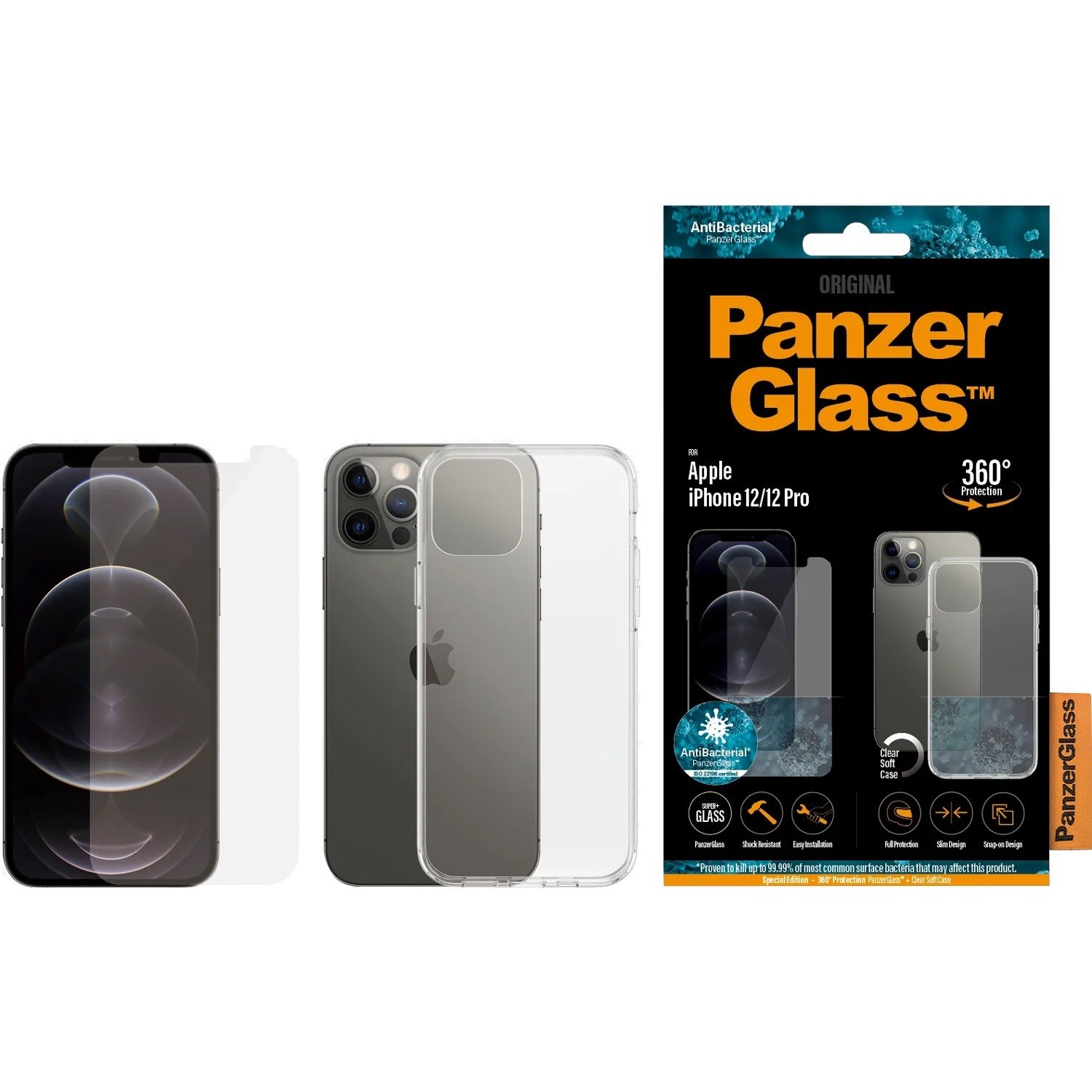 PanzerGlass iPhone 12/12 Pro - 360&deg; Protection