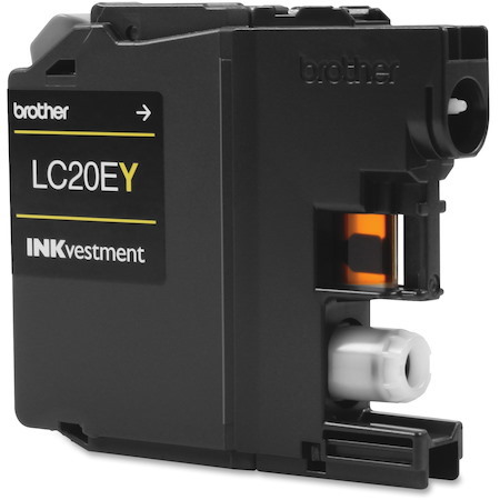 Brother Genuine LC20EY INKvestment Super High Yield Yellow Ink Cartridge