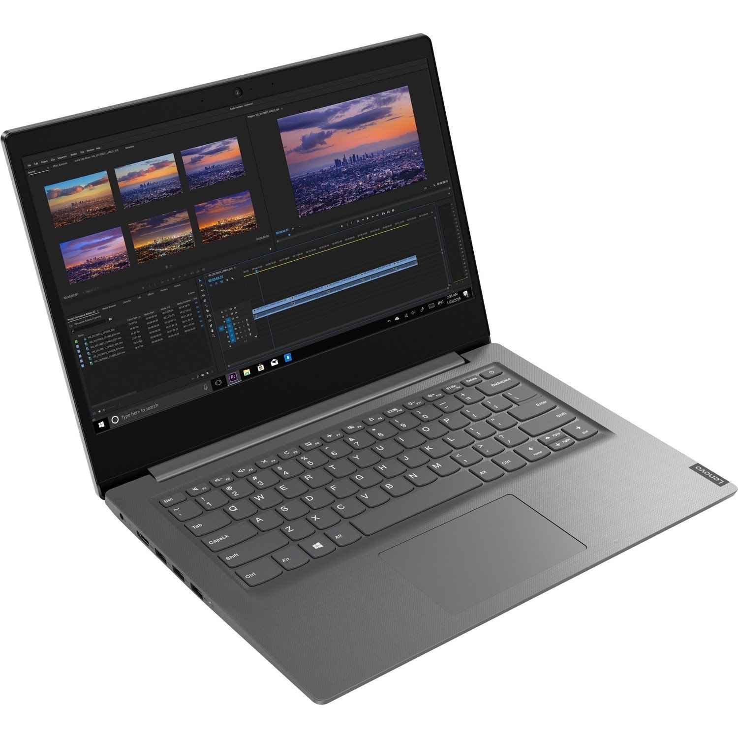 Lenovo V15-IIL 82C500P5AU 15.6" Notebook - Full HD - 1920 x 1080 - Intel Core i7 10th Gen i7-1065G7 Quad-core (4 Core) 1.30 GHz - 8 GB Total RAM - 256 GB SSD - Textured Iron Gray