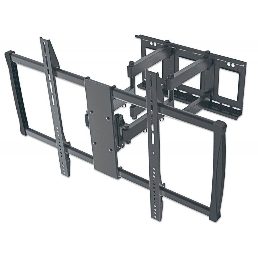 Manhattan TV & Monitor Mount, Wall, Full Motion, 1 screen, Screen Sizes: 60-100" , Black, VESA 200x200 to 900x600mm, Max 80kg, LFD, Tilt & Swivel with 3 Pivots, Lifetime Warranty