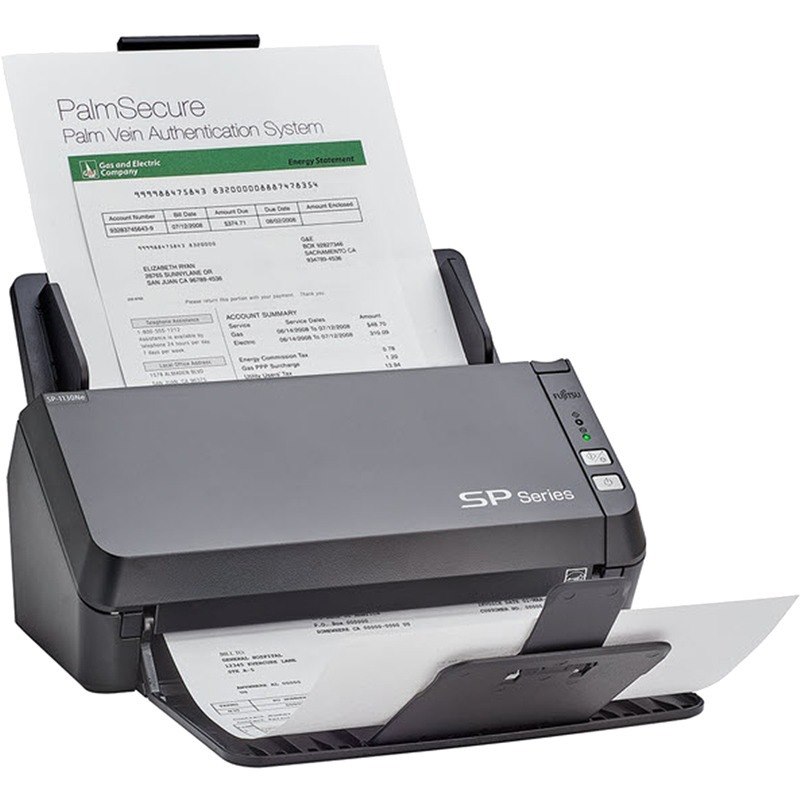 Fujitsu ImageScanner SP-1130Ne Large Format ADF Scanner - 600 dpi Optical