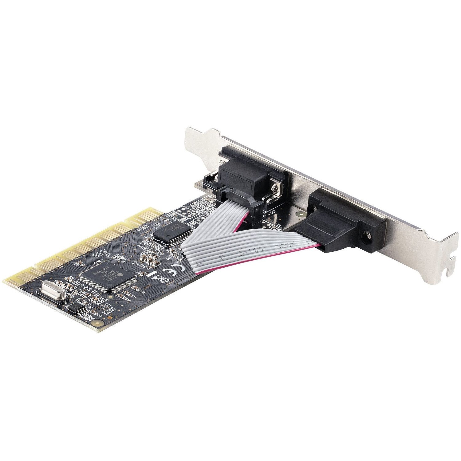 StarTech.com 2-Port PCI RS232 Serial Adapter Card, Dual Serial DB9 Ports, Expansion/Controller Card, Windows/Linux, Standard/Low Profile