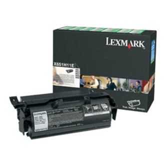 Lexmark 0X651H11E Original Laser Toner Cartridge - Black - 1 Pack