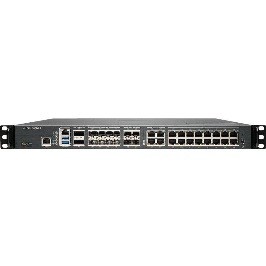 SonicWall NSsp 13700 Network Security/Firewall Appliance - 3 Year Secure Upgrade Plus Advanced Edition - TAA Compliant