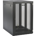 Tripp Lite by Eaton SmartRack 18U Heavy-Duty Low-Profile Server-Depth Side-Mount Wall-Mount Rack Enclosure Cabinet