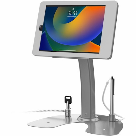 CTA Digital Dual Security Kiosk Stand with Locking Case and Cable for iPad Mini 6