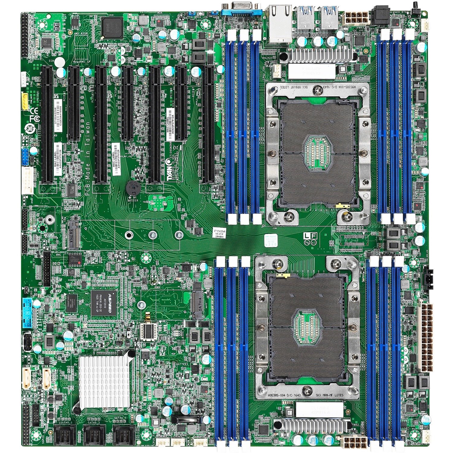 Tyan Tempest EX S7100-EX Server Motherboard - Intel C621 Chipset - Socket P LGA-3647 - SSI EEB