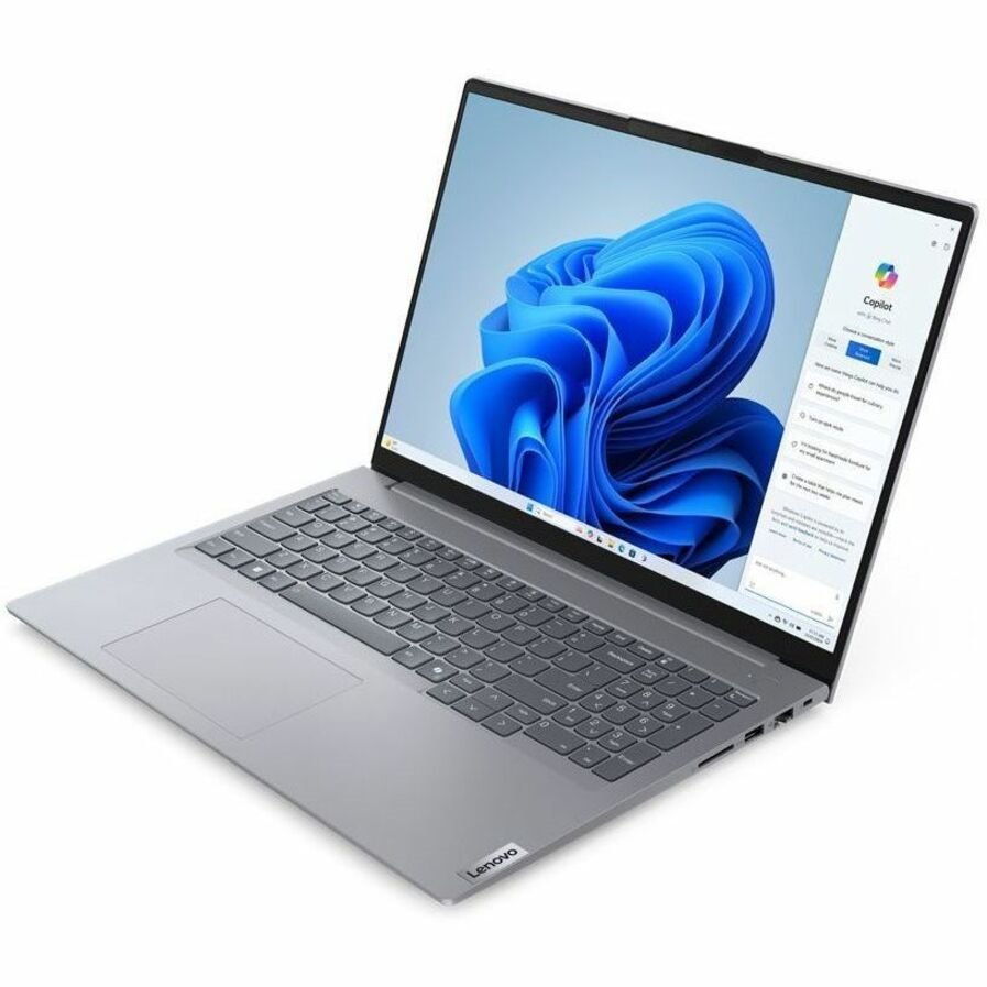 Lenovo ThinkBook 16 G7 IML 21MS0003AU 16" Notebook - WUXGA - Intel Core Ultra 7 155U - 16 GB - 512 GB SSD - English Keyboard - Arctic Gray