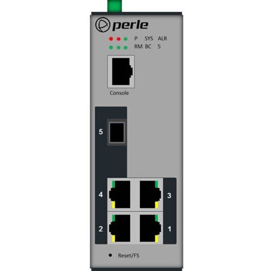 Perle IDS-305G - Managed Industrial Ethernet Switch with Gigabit Fiber