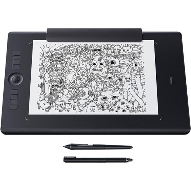 Wacom Intuos Pro PTH-860 Graphics Tablet - Wired/Wireless - Black