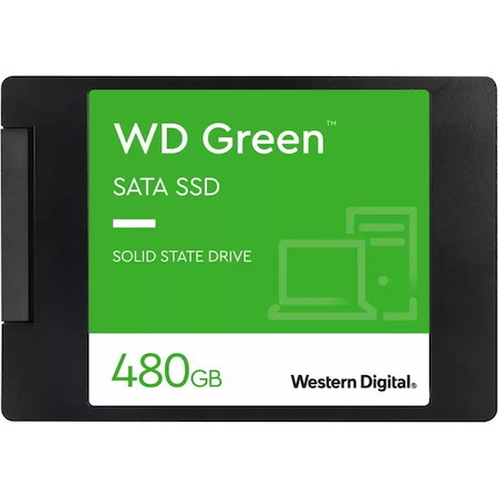 WD Green WDS480G3G0A 480 GB Solid State Drive - 2.5" Internal - SATA (SATA/600)