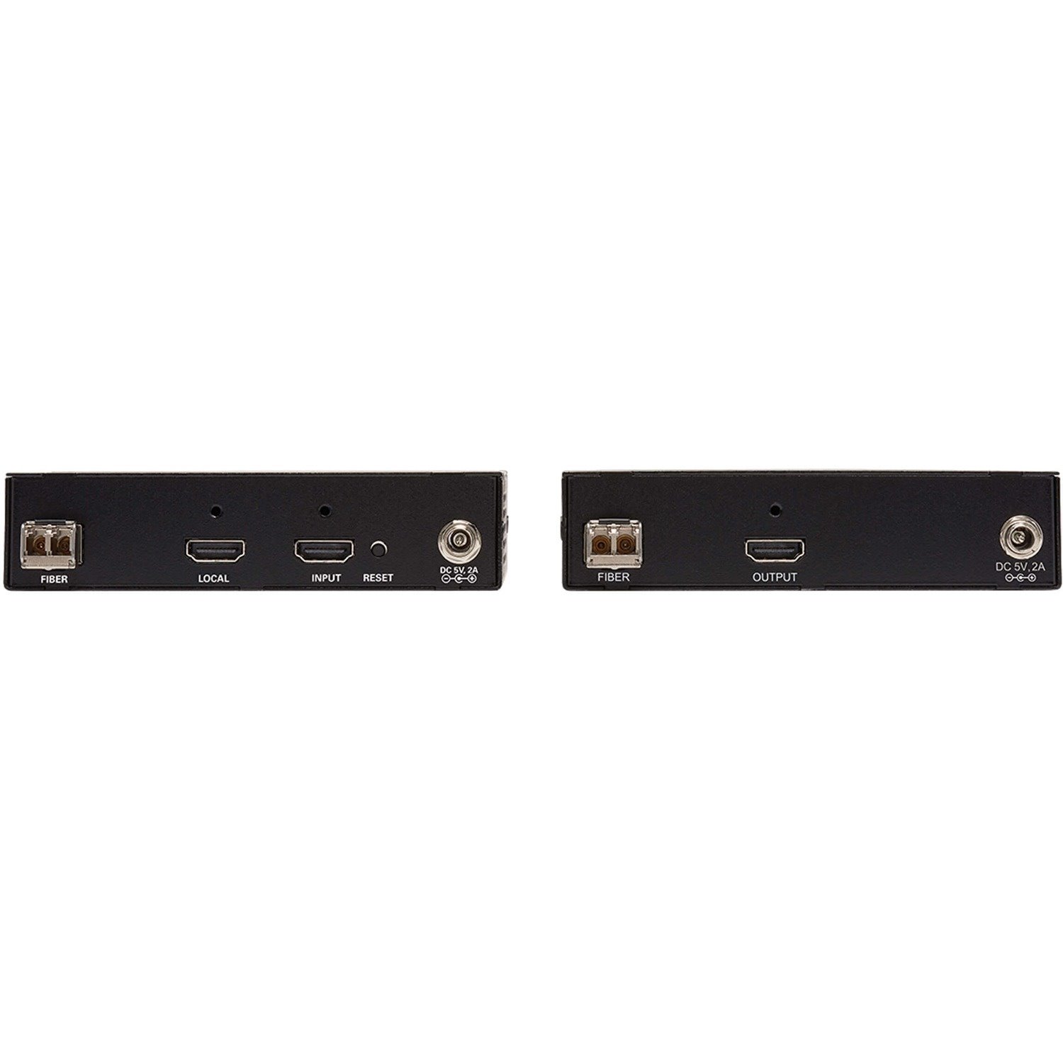 Eaton Tripp Lite Series HDMI over Fiber Extender Kit, Transmitter/Receiver, 4K 60 Hz, 4:4:4, RS-232, IR, Multimode LC, 985 ft. (300 m), TAA