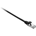 V7 Black Cat7 Shielded & Foiled (SFTP) Cable RJ45 Male to RJ45 Male 1m 3.3ft