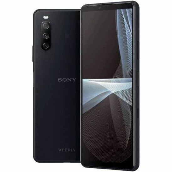 Sony XPeria 10 III 128 GB Smartphone - 15.2 cm (6") OLED Full HD Plus 2520 x 1080 - Octa-core (Kryo 560 GoldDual-core (2 Core) 2 GHz + Kryo 560 Silver Hexa-core (6 Core) 1.70 GHz - 6 GB RAM - Android 11 - 5G - Black