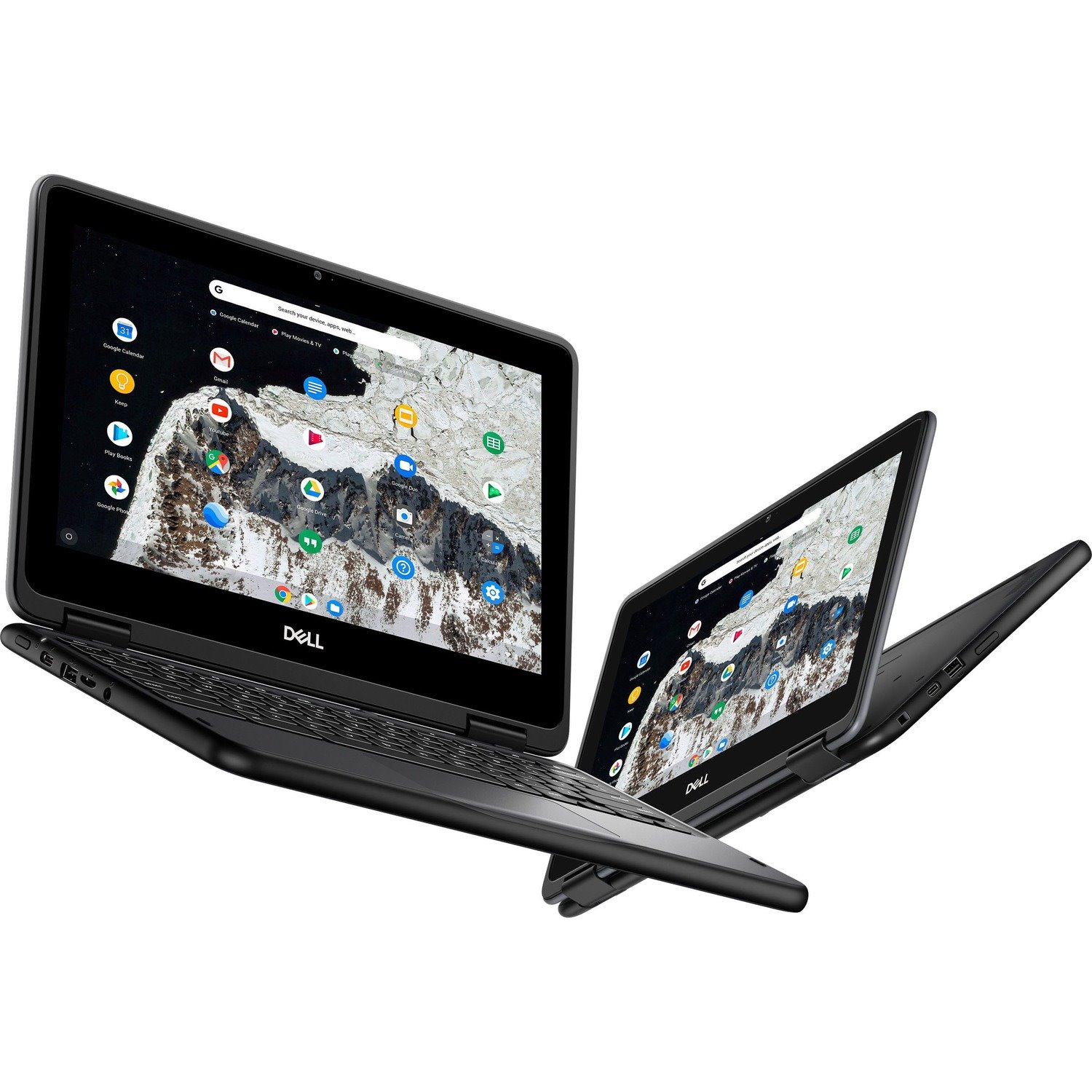 Dell Chromebook 11 3000 3100 11.6" Touchscreen Convertible 2 in 1 Chromebook - HD - 1366 x 768 - Intel Celeron N4020 Dual-core (2 Core) - 4 GB Total RAM - 64 GB Flash Memory