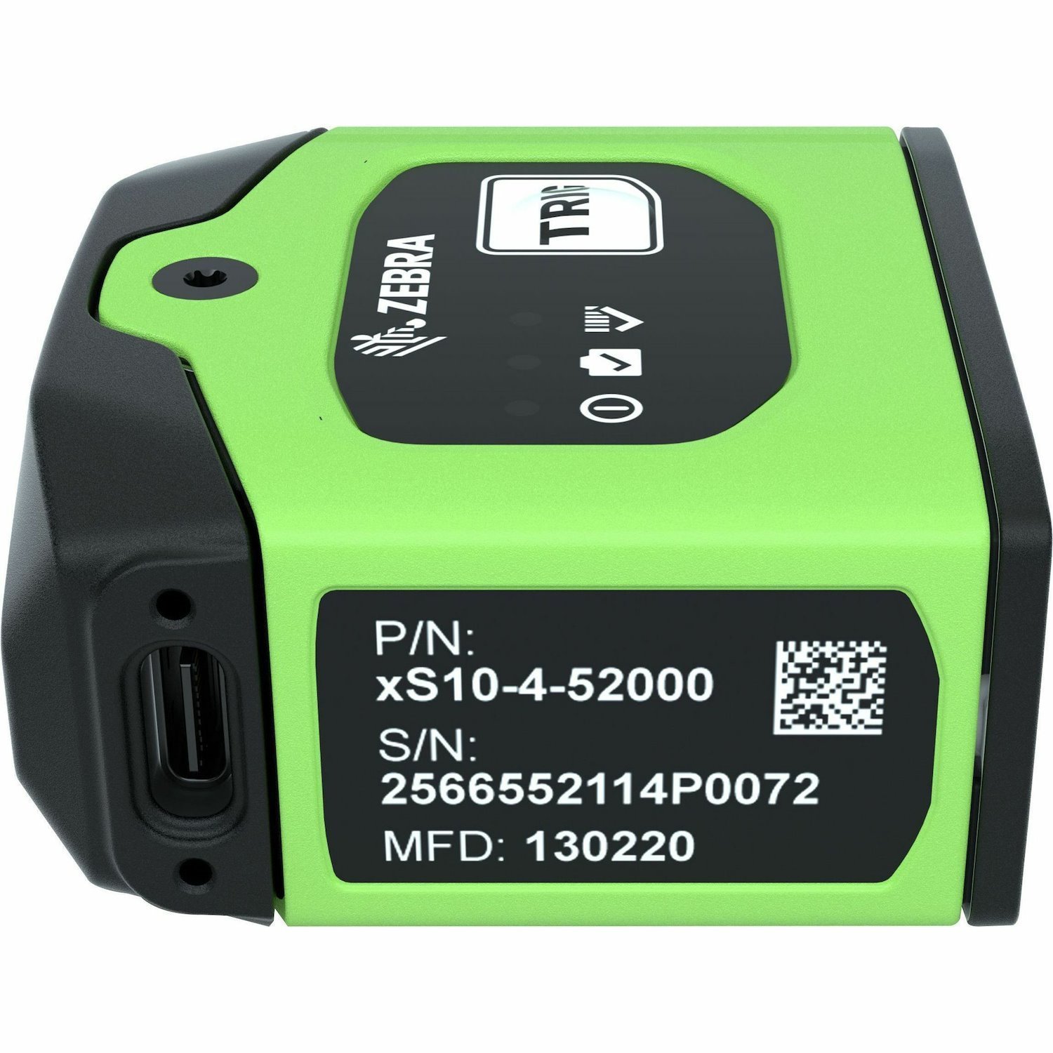 Zebra FS10 Rugged Industrial, Logistics Fixed Mount Barcode Scanner - Cable Connectivity - Industrial Green