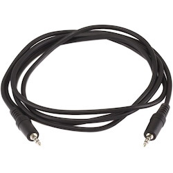 Monoprice 6ft 3.5mm Stereo Plug/Plug M/M Cable - Black