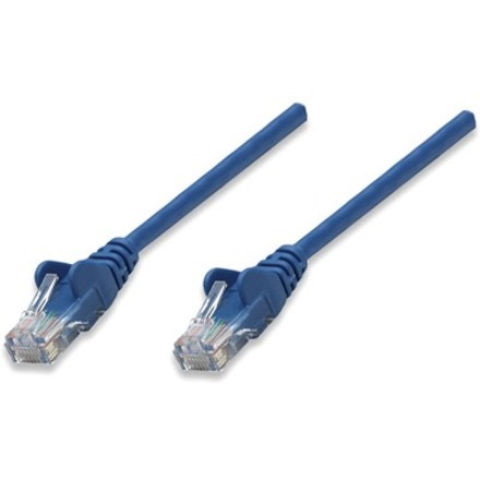 Network Patch Cable, Cat5e, 5m, Blue, CCA, U/UTP, PVC, RJ45, Gold Plated Contacts, Snagless, Booted, Lifetime Warranty, Polybag