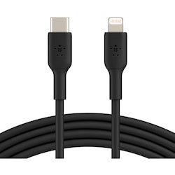 Belkin BoostCharge USB-C to Lightning Cable (1 meter / 3.3 foot, Black)