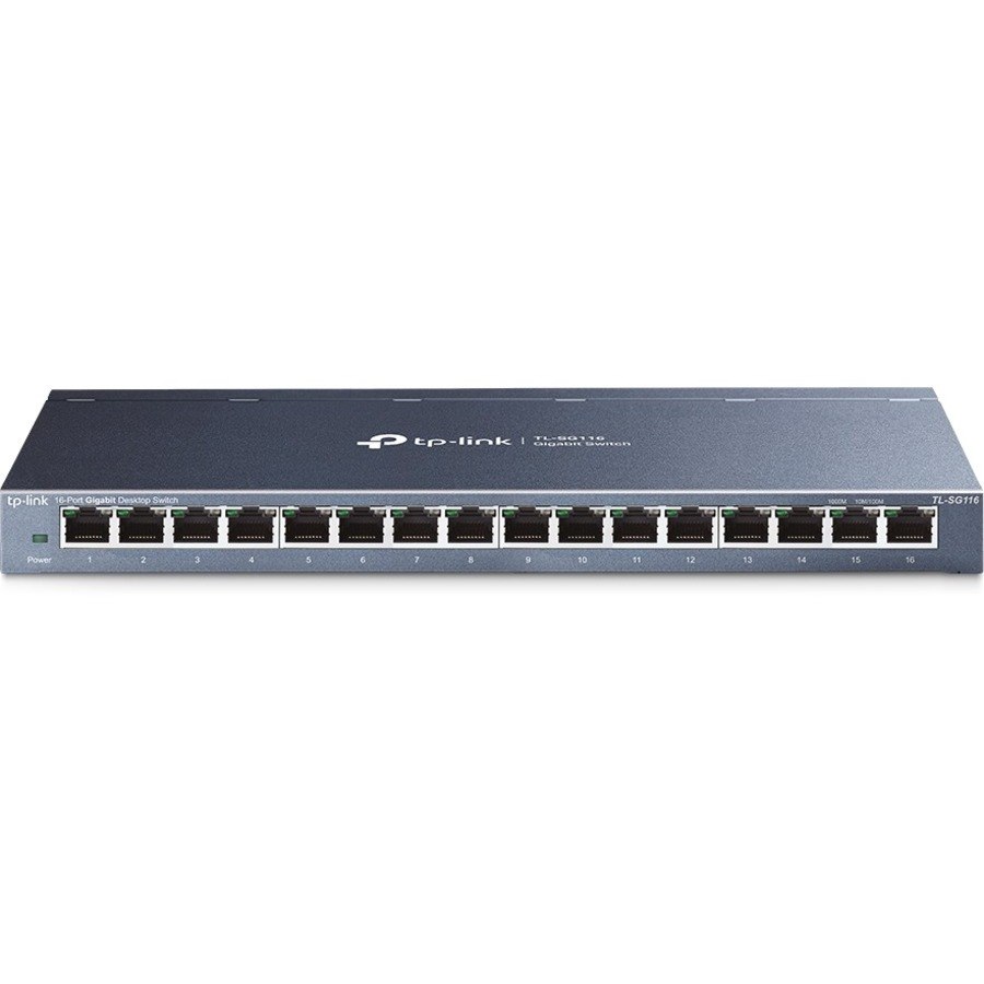 TP-Link TL-SG116 16 Ports Ethernet Switch - Gigabit Ethernet - 10/100/1000Base-T