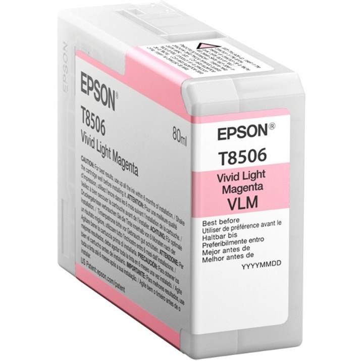 Epson UltraChrome HD T850 Original Inkjet Ink Cartridge - Vivid Light Magenta Pack