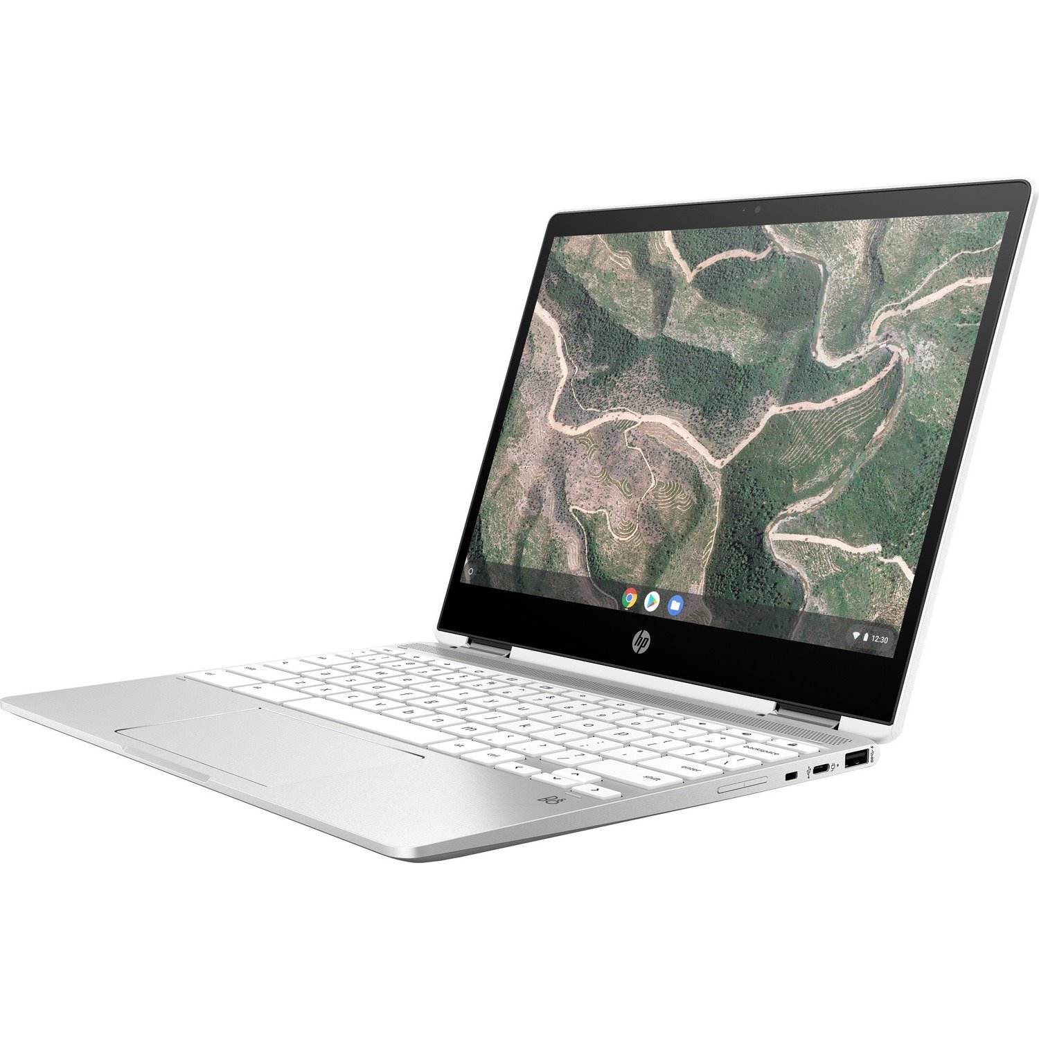 HP Chromebook x360 12b-ca0000 12b-ca0010nr 12" Touchscreen Convertible 2 in 1 Chromebook - HD+ - 1366 x 912 - Intel Celeron N4000 Dual-core (2 Core) 1.10 GHz - 4 GB Total RAM - 32 GB Flash Memory - Refurbished