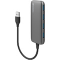 Verbatim USB Hub - USB 3.1 (Gen 1) Type A - External - Grey