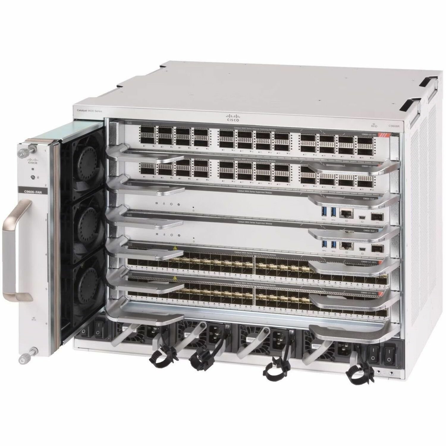 Cisco Catalyst 9600 C9606R Manageable Switch Chassis