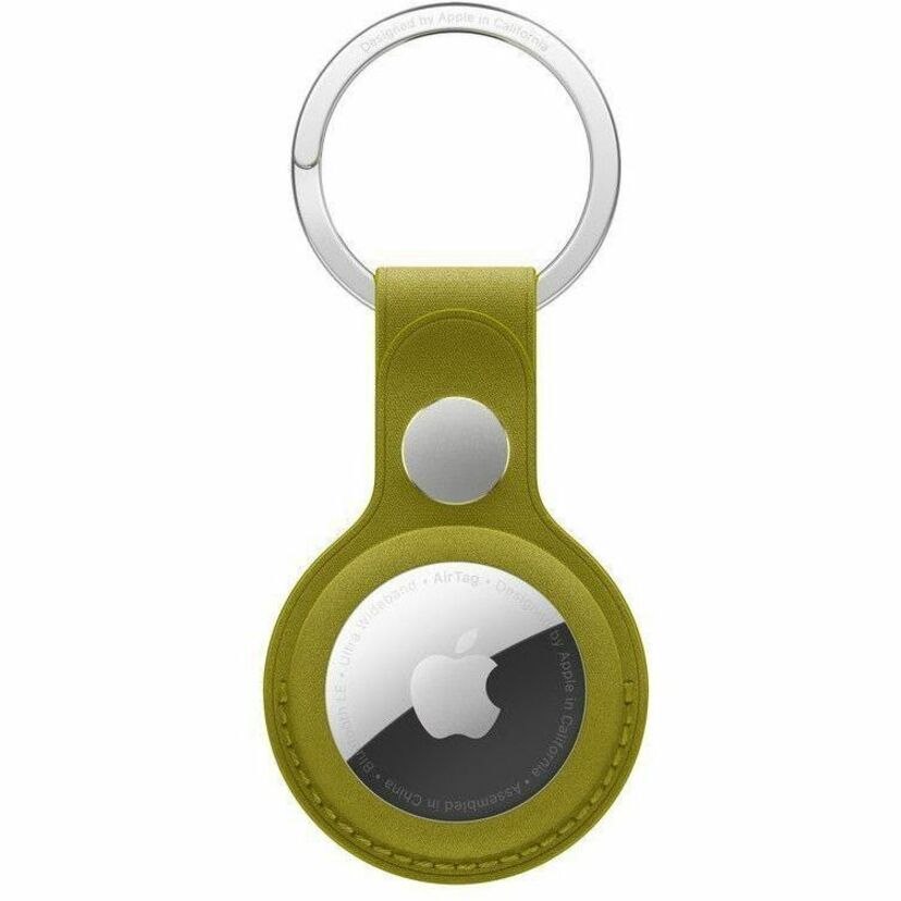 Apple AirTag FineWoven Key Ring - Chartreuse