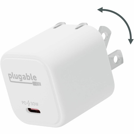 Plugable GaN USB C Charger Block, 30W Portable Charger