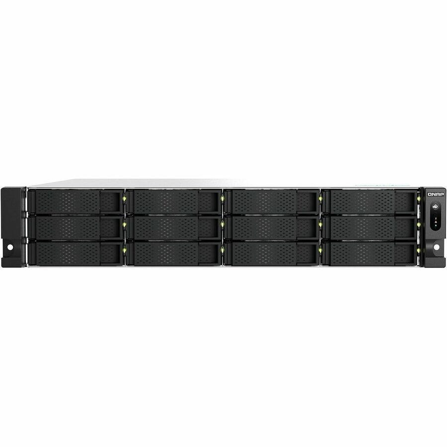 QNAP TS-H1277AXU-RP-R7-32G 12 x Total Bays NAS Storage System - AMD Ryzen 7 7700 Octa-core (8 Core) - 32 GB RAM - DDR5 SDRAM - 2U Rack-mountable