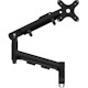 Atdec Mounting Arm for Laptop Tray, Post, Wall Channel, Curved Screen Display, Flat Panel Display - Black