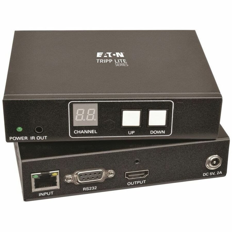 Eaton Tripp Lite Series DVI/HDMI over IP Gigabit LAN Ethernet Extender Kit, RS-232 Serial and IR Control, 1080p 60 Hz, 328 ft. (100 m), TAA