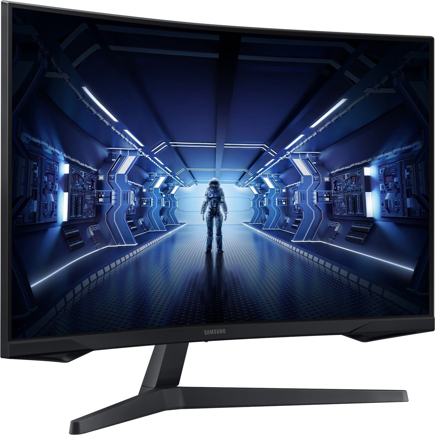 Samsung Odyssey G5 C32G55TQBU 32" Class WQHD Curved Screen Gaming LCD Monitor - 16:9 - Black